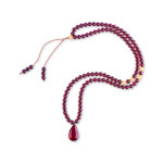 Red amber necklace