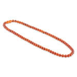 shiny cognac color sphere Baltic amber beads necklace